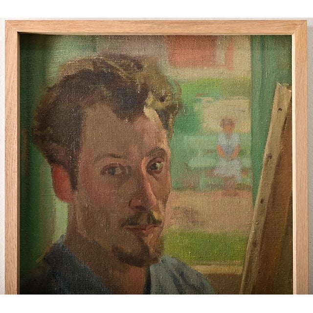 Early 20th Century Vintage Belgian Oil on Canvas Signed Luyckx For Sale - Image 5 of 9
