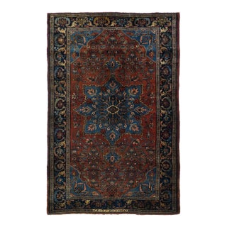 Antique Bidjar Rug 4'7'' x 7'0'' For Sale