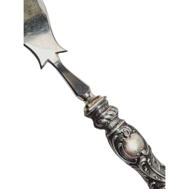 Metal Clasicisst Silver Roast Fork, France, 1880s For Sale - Image 7 of 9