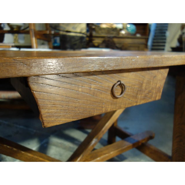 TO ORDER- CAPRETTA table line - our 17th Century Italian refectory style rustic table with drawer, handcrafted in Old...