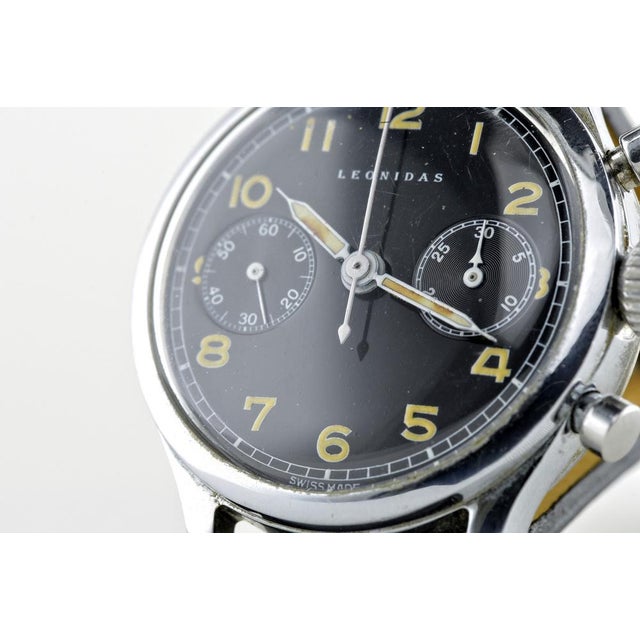 Plastic Swiss Chronograph Leonidas, 1950 For Sale - Image 7 of 15