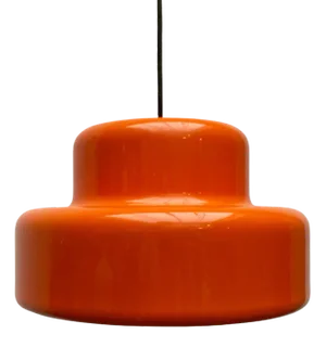 Mid-Century Danish Poker Pendant Lamp by Jo Hammerborg for Fog & Morup