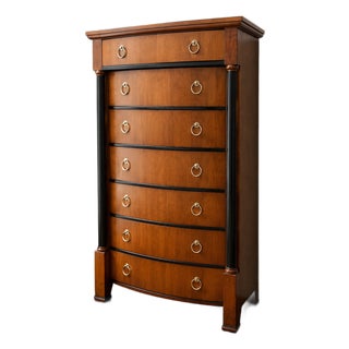 Rare Vintage John Widdicomb Highboy | Essex House Hotel Nyc Origin | Collector’s Piece For Sale