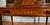 1930s Wieman Hepplewhite Style Leather Top Mahogany Inlaid Writing Desk With Bookcase For Sale - Image 6 of 18