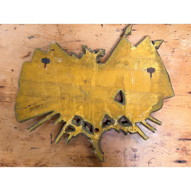 Late 19th Century Carved Giltwood Military Trophy Wall Plaque For Sale - Image 5 of 5
