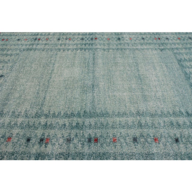 Rug & Kilim Rug & Kilim’s Delta Rug in Marine Blue, 10x14 For Sale - Image 4 of 6