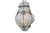 Vintage Pendant Lamp in Blown Glass and Wrought Iron, 1990 For Sale - Image 8 of 8