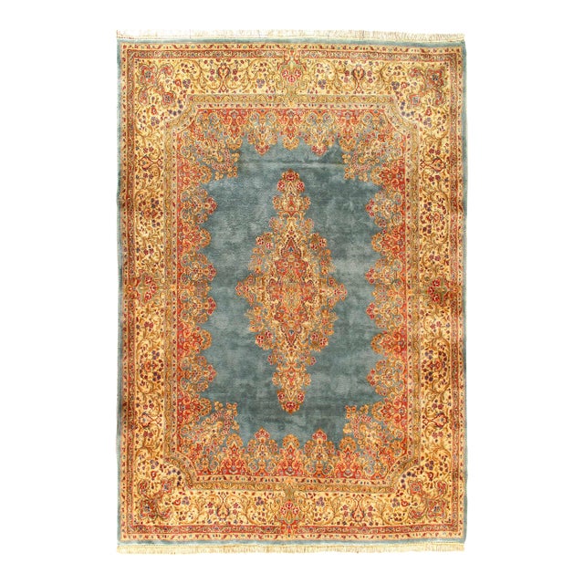 Pasargad DC L Blue Persian Kerman Rug For Sale