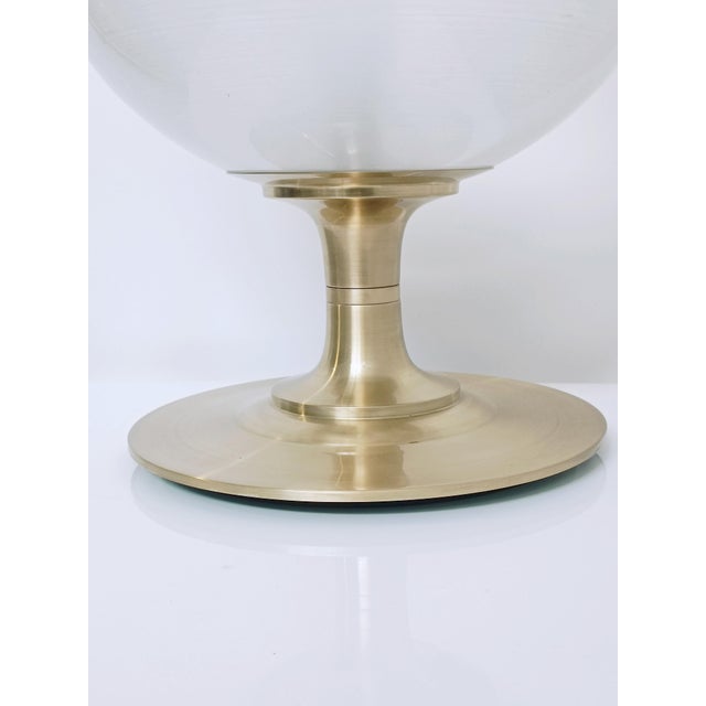 Vintage Italian Brass Table Lamp, 1970s For Sale - Image 3 of 9