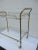 Metal Mid-Century Modern Bronze Colored Bar Cart or Server For Sale - Image 7 of 12