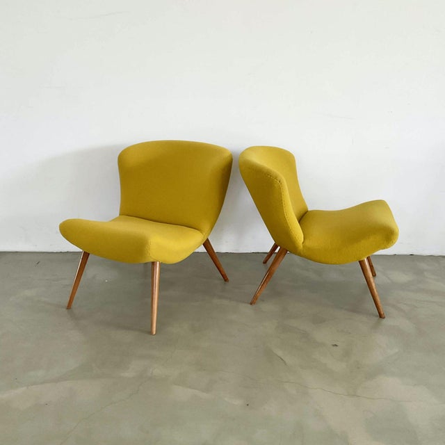 A pair of exceptionally rare, delicate bergere chairs by Christa von Paleske. Produced in limited numbers (max. 100) in...