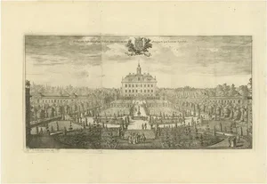 Swidde, The Rosersberg Palace Gardens, Engraving, 1695