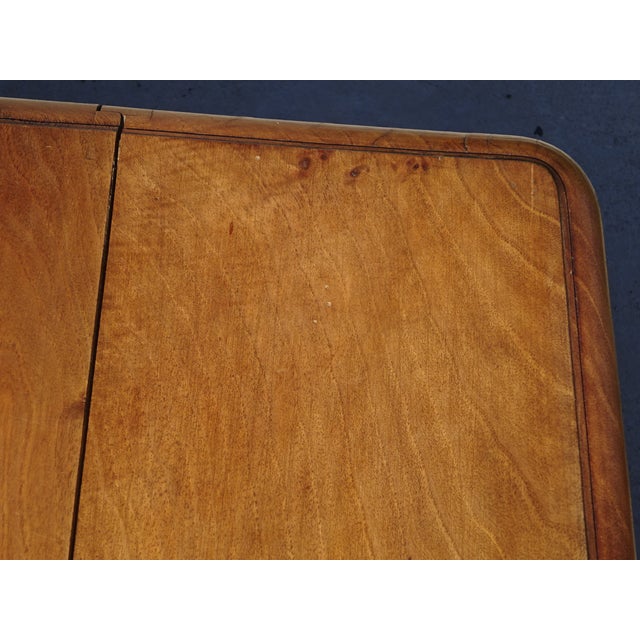 Wood 19th Century Square Walnut Pedestal Table For Sale - Image 7 of 18