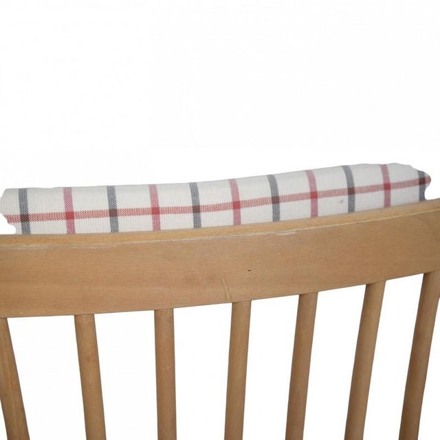 Spokeback Sofa in Cotil Fabric by Børge Mogensen, 1981 For Sale - Image 14 of 18