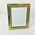 Art Deco 1980s Vintage Hollywood Regency Art Deco Lacquered Brass Tabletop Picture Frame, 8 X 10 For Sale - Image 3 of 10