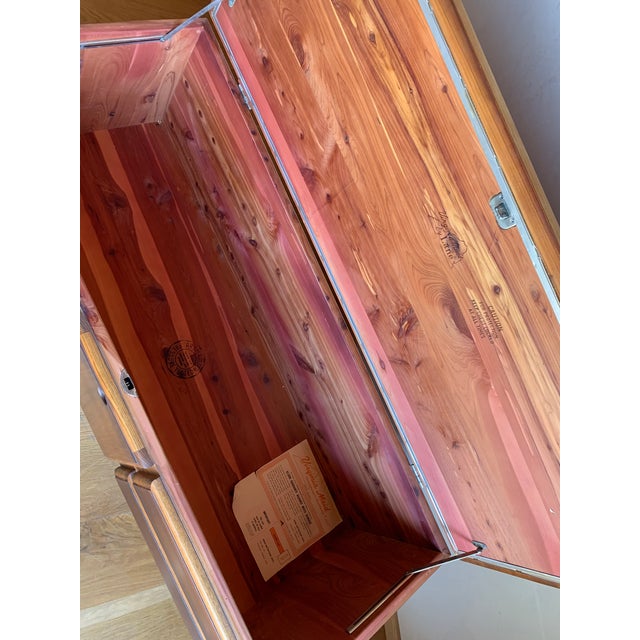 1960s Mid Century Modern Lane Altavista Walnut and Cedar Blanket Hope