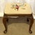 Vintage Queen Anne Walnut Footstool With Equestrian Fox Hunt Needlepoint For Sale - Image 4 of 4
