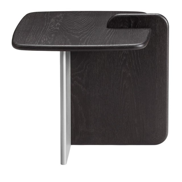 Wood Cards Wood & Metal Nightstand by Lorenza Bozzoli For Sale - Image 7 of 7