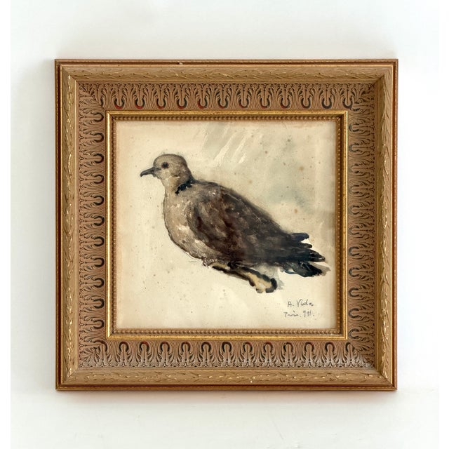 Executed in a moody, academic realism style, the artist uses a rich, saturated palette of smoky grays, earthy taupes and...