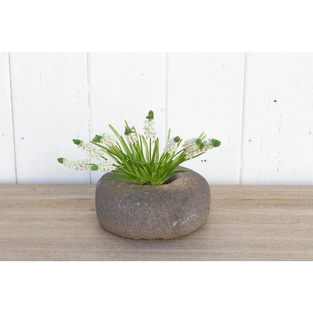 An artisanal handcrafted Asian stone bowl. This simple yet charming accessory for any home that can add and element of...