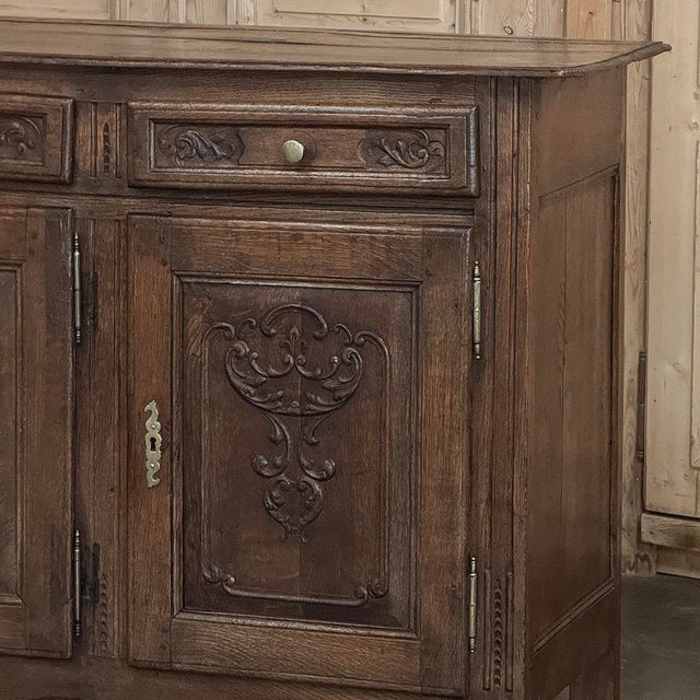 Wood 18th Century Liégeois Country French Oak Buffet For Sale - Image 7 of 18