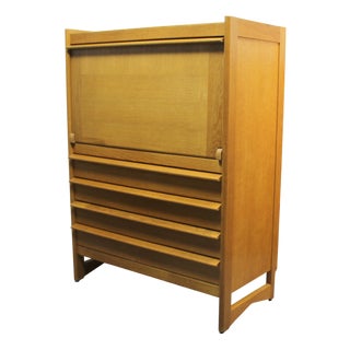 Vintage Cabinet by Guillarme and Chambrom, 1960s For Sale