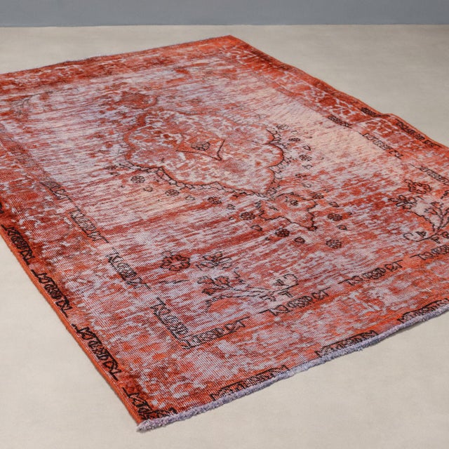 Vintage Turkish Large Knot Rug For Sale - Image 9 of 9