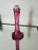 Vintage Art Nouveau Style Cranberry Glass Bud Vase For Sale - Image 6 of 6