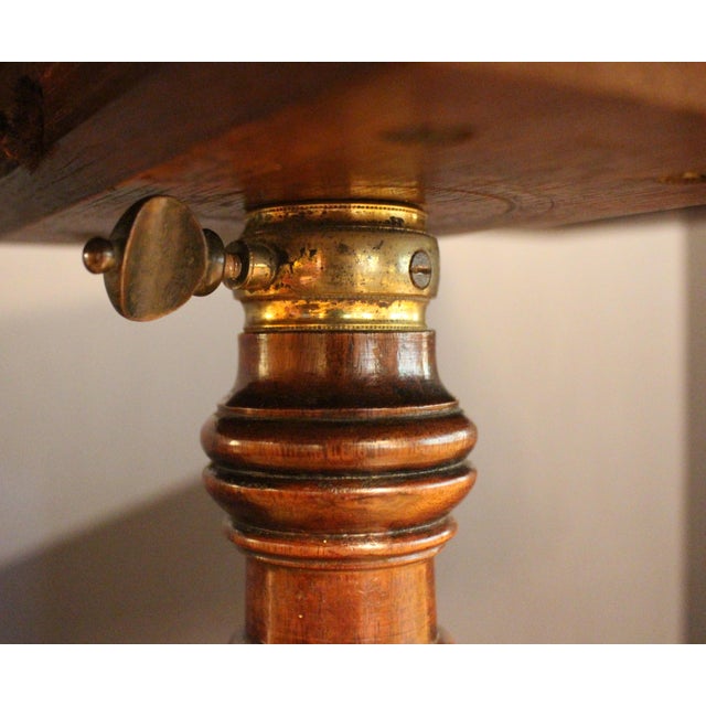 Circa 1820 English Late Regency Adjustable Height Reading Table or Music Stand For Sale In Raleigh - Image 6 of 6