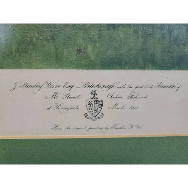 Printmaking Materials J. Stanley Reeve Esq on "Peterborough" 1950 Voss, Franklin B., Framed For Sale - Image 7 of 9