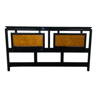 1950 Vintage Chinoiserie King Headboard by Century Furniture For Sale
