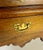 Late 20th Century Vintage Queen Anne Style Mahogany Slant-Front Bureau Secretary Desk For Sale - Image 5 of 17