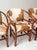 Vintage Old Hickory Hair on Hide Armchairs Set 4 For Sale - Image 18 of 18