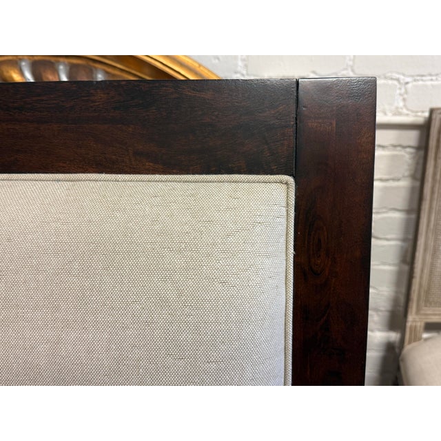 2010s Crate & Barrel Eastern King Platform Bed Frame For Sale - Image 5 of 12