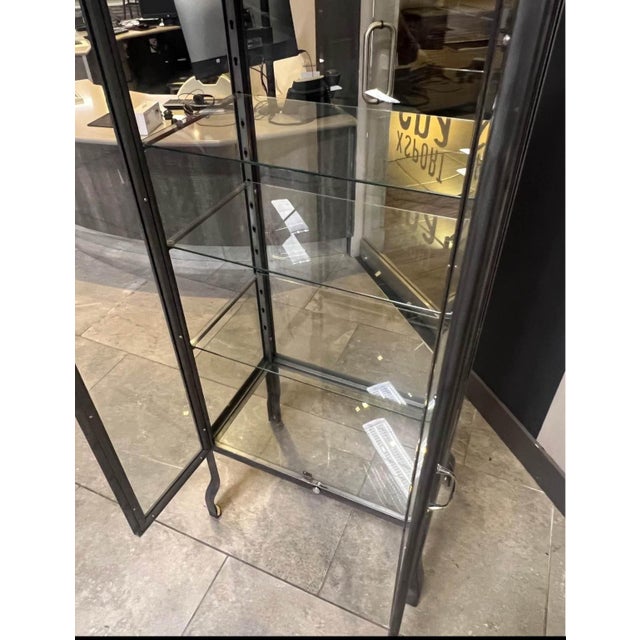 2010s Dulton for Restoration Hardware Large Pharmacy Cabinet For Sale - Image 5 of 5