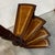 Wood Regency Spiral Library Staircase in Mahogany and Gilt Leather, 1960s For Sale - Image 7 of 8