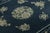 Rug & Kilim Antique Chinese Peking Art Deco Rug in Blue With Ivory Floral Medallions For Sale - Image 4 of 7