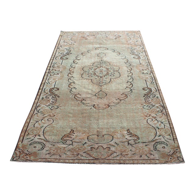 Shabby Chic Area Rug - 64"x111.5" For Sale