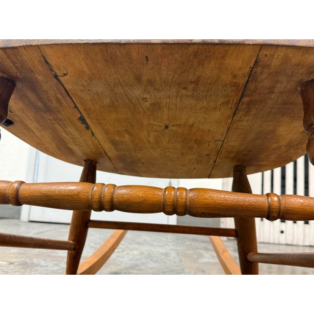 Handcrafted Rocking Chair, Vintage For Sale - Image 12 of 12