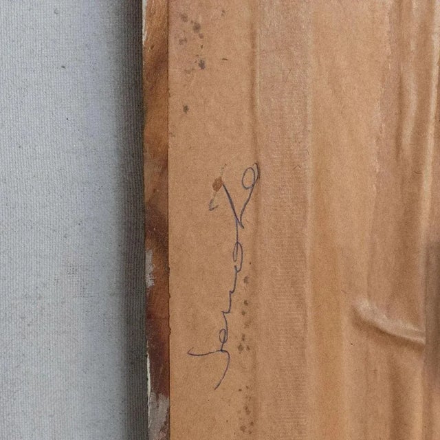 Tomàs Bel, Catalan Landscape, Mid-20th Century, Original Mixed Media For Sale - Image 7 of 8