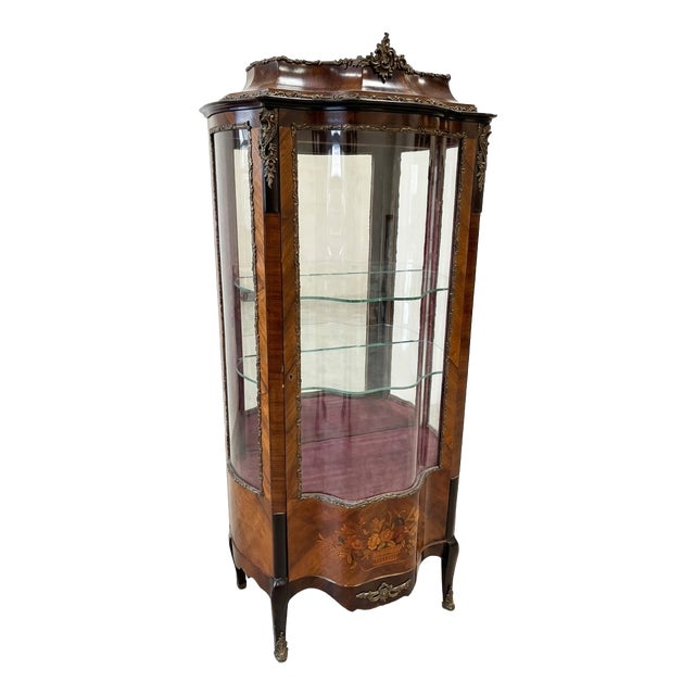 Napoleon III Louis XV Display Cabinet, 1870 For Sale