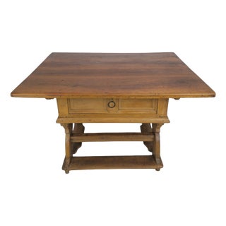 Baroque Rustic Box Table with Secret Compartment, Austria, 1700 For Sale