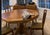 Late 20th Century Vintage Solid Oak French Provincial Style Needlepoint Chairs - Set of 4 For Sale - Image 5 of 5