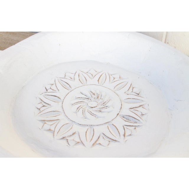 1950s Ahir Vintage White Dough Bowl For Sale - Image 5 of 9