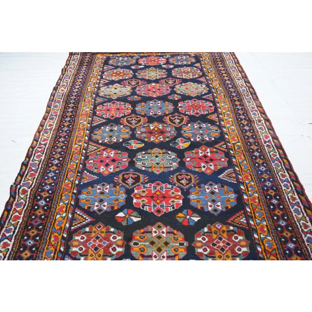 Antique Shiraz Rug 5'1'' X 10'6'' For Sale - Image 11 of 11