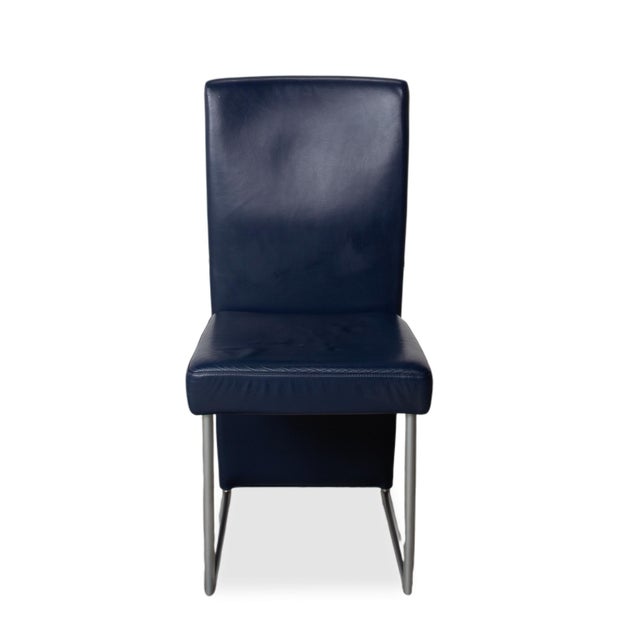 7400 Chairs Cantilever Chairs in Leather from Rolf Benz, Set of 4 For Sale - Image 13 of 14