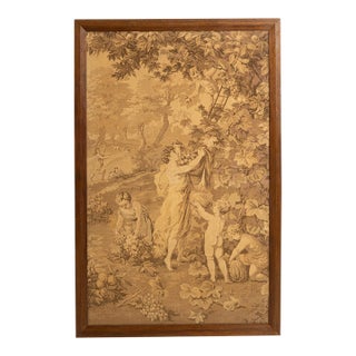 1900 - 1909 France Sienna Tapestry Wall Hanging For Sale
