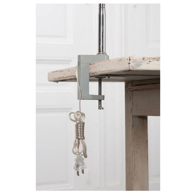 Mid 20th Century Vintage Mid 20th Century Flexible Metal Desk Lamp For Sale - Image 5 of 9