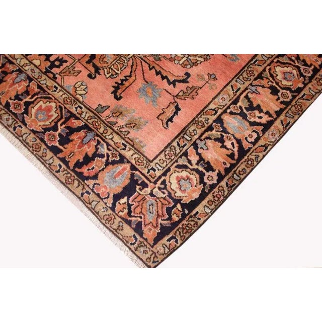 Antique Middle Eastern Hand-Knotted Sarough Rug For Sale - Image 4 of 10