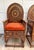 Moroccan Vintage Moroccan Hand-Painted Carved Wood Throne Chairs - Pair For Sale - Image 3 of 18
